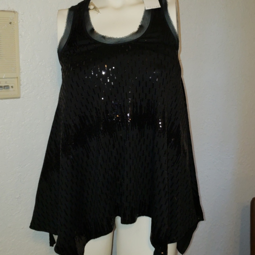 Nwt Walter Black Top Xs